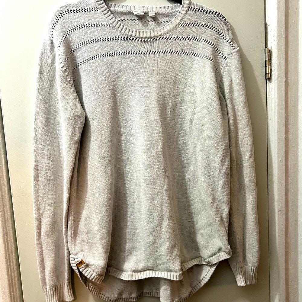 TEN TREE cream cardigan